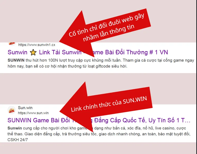 Làm Sao Để Biết Đâu Là Website Sunwin Chính Hãng Cực Chuẩn 2 Đường dẫn chính thức của Sun.win luôn có định dạng chuẩn, không chứa ký tự lạ hoặc dấu hiệu đáng ngờ.